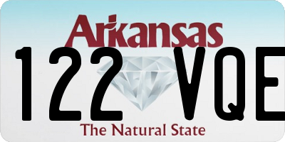 AR license plate 122VQE