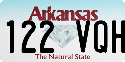 AR license plate 122VQH
