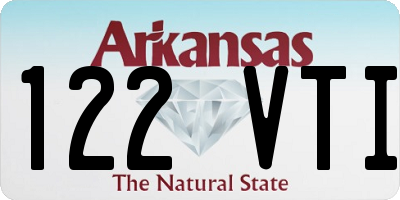 AR license plate 122VTI
