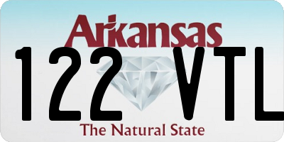 AR license plate 122VTL
