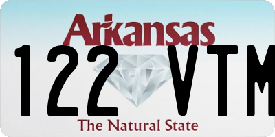 AR license plate 122VTM