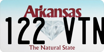AR license plate 122VTN