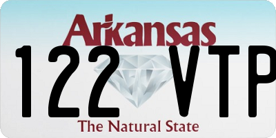 AR license plate 122VTP