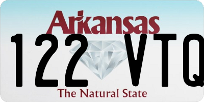 AR license plate 122VTQ