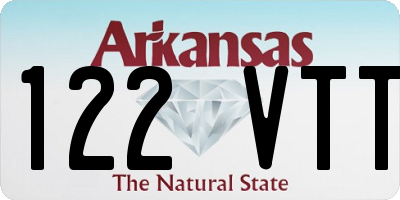AR license plate 122VTT