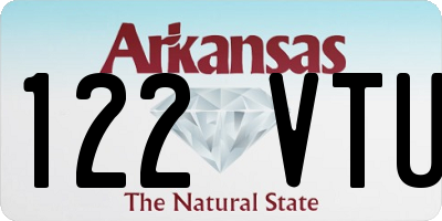 AR license plate 122VTU