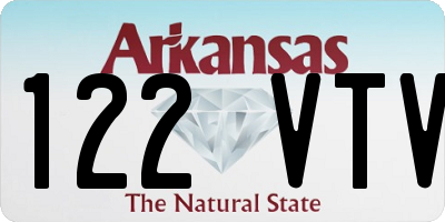 AR license plate 122VTV