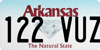 AR license plate 122VUZ