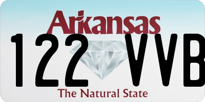 AR license plate 122VVB
