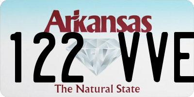 AR license plate 122VVE
