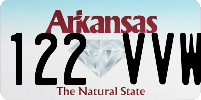 AR license plate 122VVW