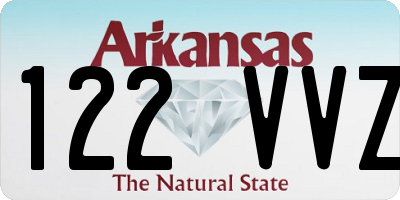AR license plate 122VVZ