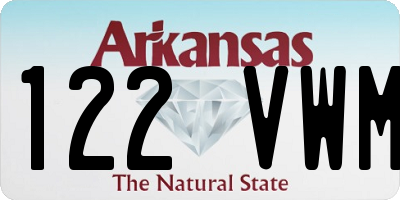 AR license plate 122VWM