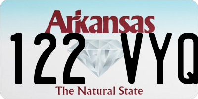 AR license plate 122VYQ