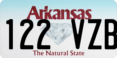 AR license plate 122VZB