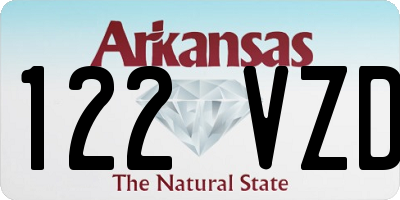 AR license plate 122VZD