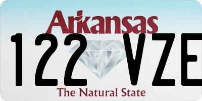 AR license plate 122VZE