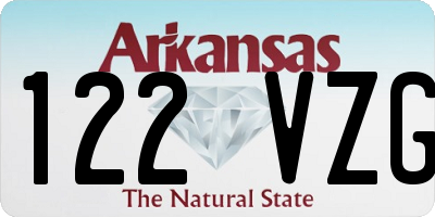 AR license plate 122VZG