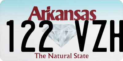 AR license plate 122VZH
