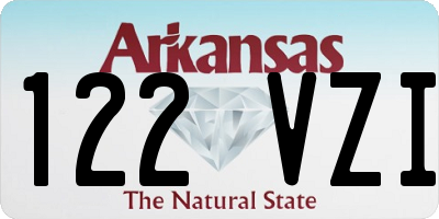 AR license plate 122VZI
