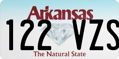 AR license plate 122VZS