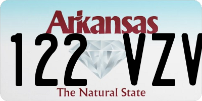 AR license plate 122VZV