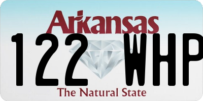 AR license plate 122WHP
