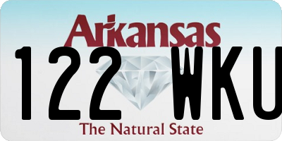 AR license plate 122WKU