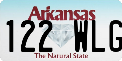 AR license plate 122WLG