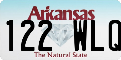 AR license plate 122WLQ