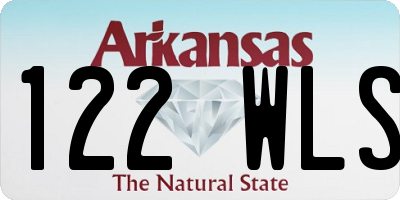 AR license plate 122WLS
