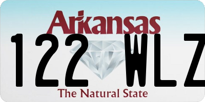 AR license plate 122WLZ