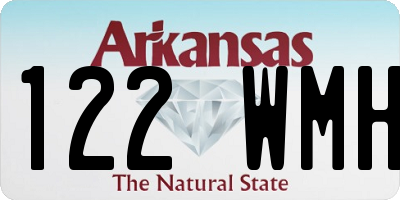 AR license plate 122WMH