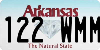 AR license plate 122WMM