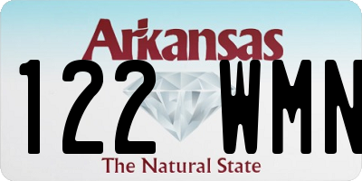 AR license plate 122WMN