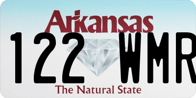 AR license plate 122WMR