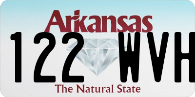 AR license plate 122WVH