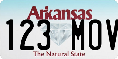 AR license plate 123MOV