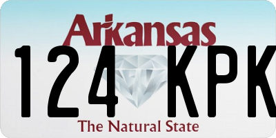 AR license plate 124KPK