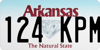 AR license plate 124KPM