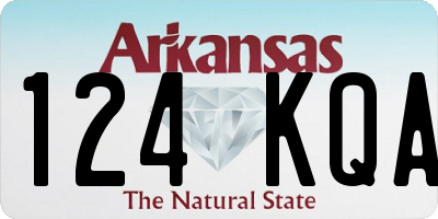 AR license plate 124KQA