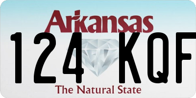 AR license plate 124KQF
