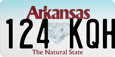 AR license plate 124KQH