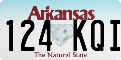 AR license plate 124KQI