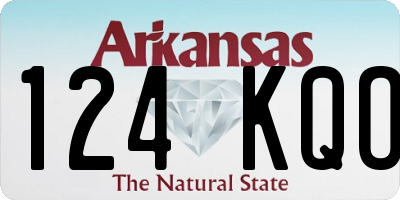 AR license plate 124KQO