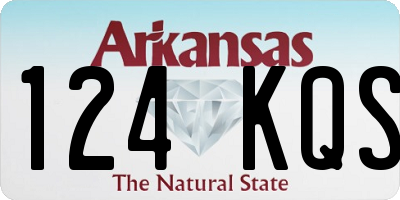 AR license plate 124KQS