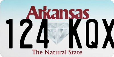 AR license plate 124KQX