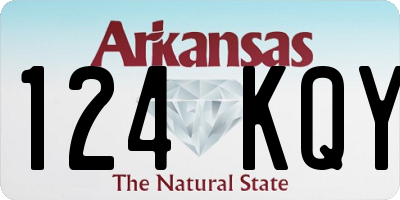 AR license plate 124KQY