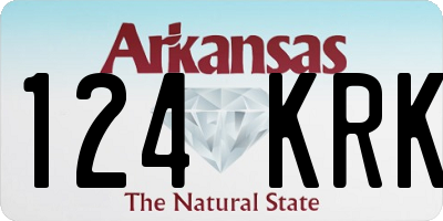 AR license plate 124KRK