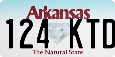 AR license plate 124KTD